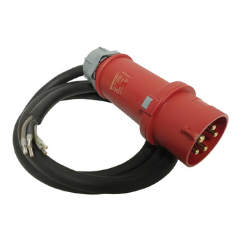 2m Przewód przyłączeniowy z wtyczką 32A/5P kabel 5x4mm² DV-2947-PP32