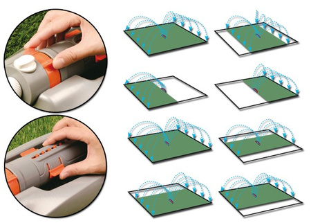 BRADAS Zraszacz oscylacyjny metalowy WL-Z22