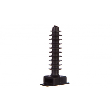 Kołek montażowy płaski czarny do opasek F=8mm 100szt BMKN5458AE