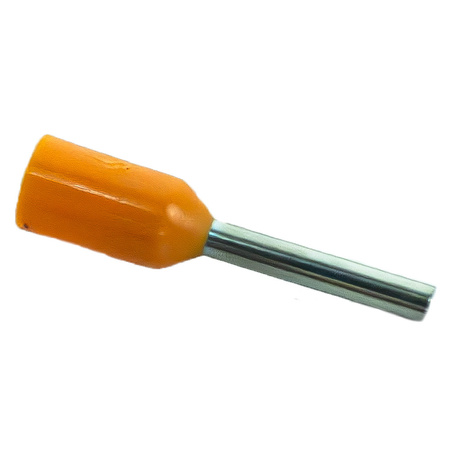 Końcówka tulejkowa izolowana 0,5/8mm 100 sztuk E0508