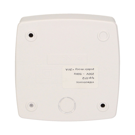 Dzwonek elektroniczny dwutonowy SONIC 8V. biały OR-DP-VD-145/W/8V