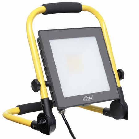 Lampa naświetlacz przenośny LED na stojaku z wtyczką 30W LY-LWL-C-30