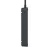 Listwa przepięciowa 6x gniazdo Schuko 3x USB-A 1x USB-C czarna W-00354