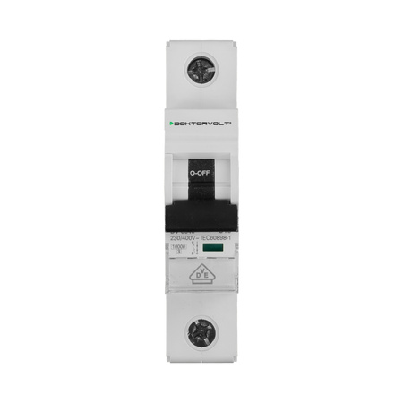 Wyłącznik nadprądowy MCB 10kA 1P 16A VDE C16A Doktorvolt DV-3646