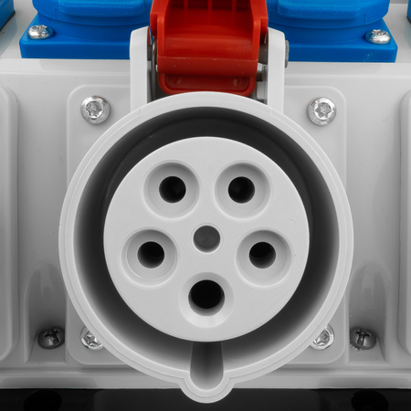 Rozdzielnica budowlana TR-S/FI 32A 2x16A 4x230V SKH Schuko Doktorvolt DV-7266-D