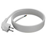 Przewód przyłączeniowy 3m z wtyczką kątową Uni-Schuko 250V 16A 3x1,5 mm² OMY PP-50 biały W-97181