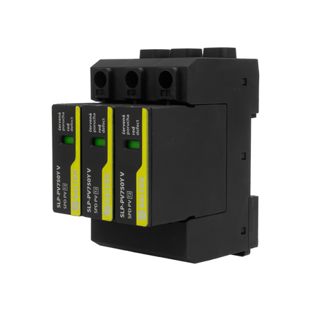 Ogranicznik przepięć PV typ 2 40kA SLP-PV1500 V/Y do 1500V DC szyna DIN warystorowy ochronnik przepięciowy fotowoltaiczny A04304