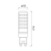 Żarówka LED G9 5W 4000K neutralny 420lm GTV 8757