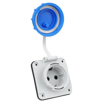 Gniazdo hermetyczne tablicowe Schuko 230V IP68 3101-375-0900