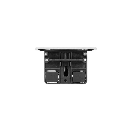 Gniazdo meblowe wpuszczane w blat 3x2P+Z z przesuwną pokrywką OR-GM-9007/B-G