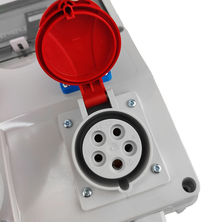 Rozdzielnica budowlana DV-S/FI 32A 16A 2x230V IP54 Schuko Doktorvolt® DV-1776-D