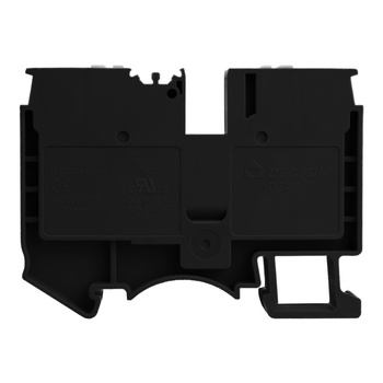 Złączka szynowa przelotowa zaciskowa czarna 10mm2 1P UL DS10-01P-13-00A(H)