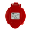 Gniazdo tablicowe proste CEE 400V 32A/4P 75x75 mm VDE TP Electric 3126-322-1675