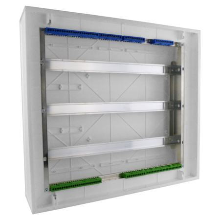 Rozdzielnica podtynkowa DARP-72 72 modułowa 3x24 IP54 z aluminiowymi drzwiami E-P 9.324