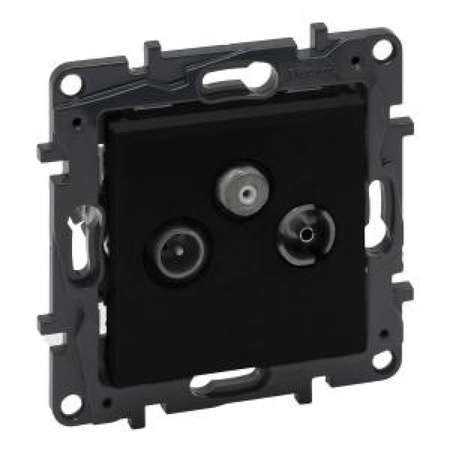 Gniazdo TV-R-SAT do instalacji typu gwiazda 1,5 dB czarne Niloe Step 863580