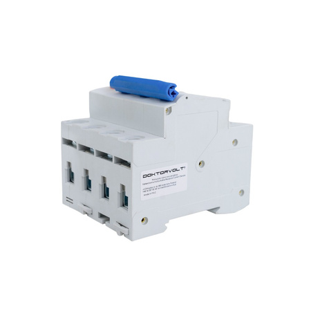 Wyłącznik różnicowoprądowy z członem nadprądowym C32 Typ A 30mA 32A 4P RCBO Doktorvolt DV-0867