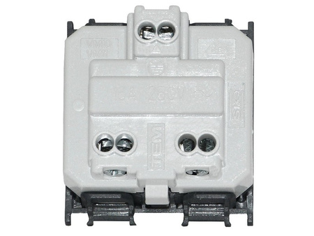 Gniazdo modułowe do puszki podłogowej 2P+Z 16A 230V schuko 2 moduły czarny-mat TEM do PD12 9267 / VM10SB-U