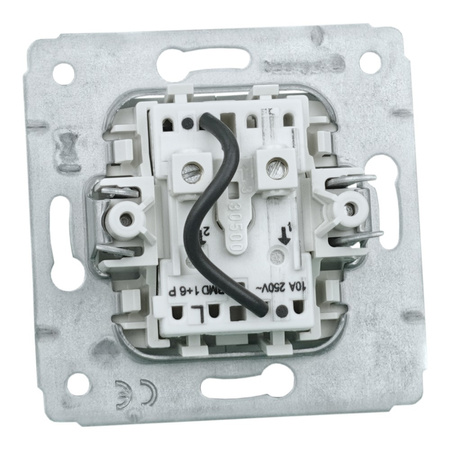 CARIVA Biały Przycisk sterowania roletami żaluzjowy 1131-131AB-FA130
