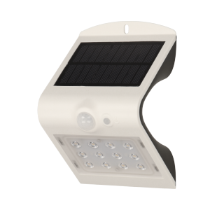 SILOE LED 1.5W. lampa solarna z czujnikiem ruchu 120st. 190lm. IP65. 4000K. 1200mAh. podwójne źródło światła. biała OR-SL-6083WLR4