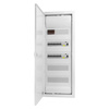 Rozdzielnica modułowa podtynkowa 5x12 zabezpieczona 14xMCB 2xRCCB VDE  okablowana skrzynka elektryczna Hager 880,50x348x94,5mm zaciski rozgałęźne L1, L2, L3, N, PE Doktorvolt DV-6289-PT