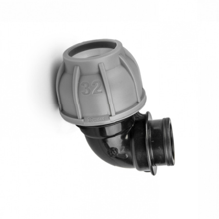 Kolanko do rur PE 40mm 90° z gwintem wewnętrznym 5/4" PN10 DSRA10K40F54