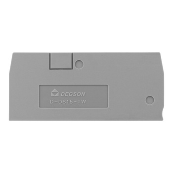 Płytka końcowa do złączki szynowej 1.5mm2 DS1.5-TW DGN D-DS1.5-TW-01P-11