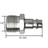 Szybkozłączka pneumatyczna typ męski GZ 1/2" 3204