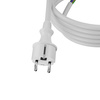 Przewód przyłączeniowy 3m z wtyczką prostą 250V 16A 3x2,5 mm² IP44 H05VV-F PP-40H biały W-98616