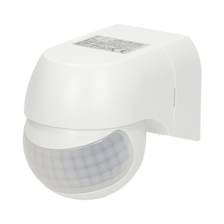 Czujnik ruchu 180st. IP44. 800W. mini. biały