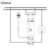 Automat zmierzchowy z zewnętrzną sondą hermetyczną 16A F&F AZ-112
