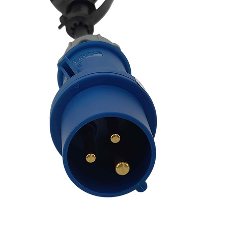Adapter 33cm z wtyczki Camp 16A/3P na gniazdo 230V/16A IP44 DV-2572-C-A-230