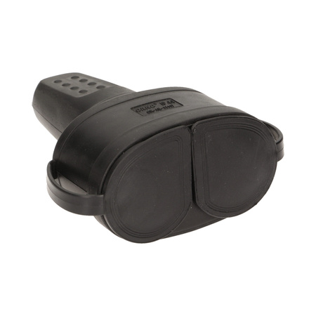 Hermetyczne. podwójne gniazdo gumowe 2P+Z. IP44 OR-AE-13117