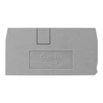 Płytka końcowa do złączki szynowej 4mm2 DS4 DGN D-DS4-01P-11-00A(H)