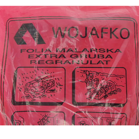 Folia malarska ochronna 4x5m regranulat Wojafko różne grubości DV-102