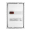 Rozdzielnica modułowa podtynkowa 2x12 zabezpieczona 8xMCB 1xRCCB VDE ogranicznik przepięć Saltek okablowana skrzynka elektryczna Hager 505,50x348x98mm zaciski rozgałęźne Doktorvolt DV-6203-PT