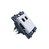 Gniazdo podwójne RJ45 863160