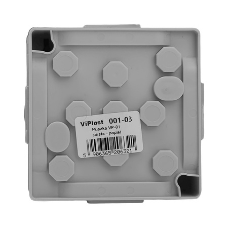 Puszka natynkowa 4-wlotowa VIPLAST IP55 VP-01 001-03