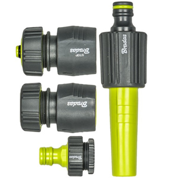 Zestaw 4-elementowy na wąż 3/4" LIME LINE SOFT BRADAS LE-S5500-34K