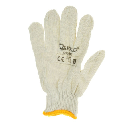 Rękawice robocze dziane naturalne rozmiar M G73503