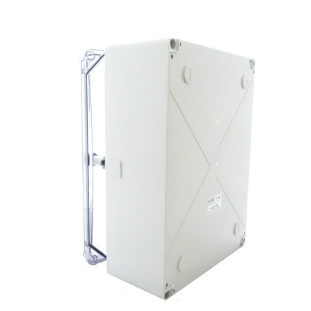 Uni-1/T obudowa UNIbox z płytą montażową transparentna pokrywa IP65 E-P 43.11