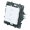 NILOE STEP Przycisk roletowy 2-pozycyjny biały 0004-00013-22755