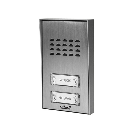 Zestaw domofonowy 2-rodzinny. 2-żyłowy. natynkowy. SAGITTA MULTI OR-DOM-SG-919