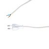 Przewód przyłączeniowy z łącznikiem PWK-11 1,5m 2x0,75 mm² z wtyczką płaską 250V 16A biały W-99706