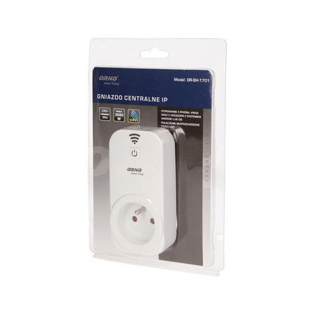 Gniazdo centralne sterowane bezprzewodowo. ORNO Smart Living OR-SH-1701