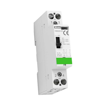 Stycznik instalacyjny ze sterowaniem ręcznym 2NC ELKO VSM220-02 230V AC