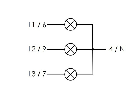 Kontrolka sygnalizacyjna 3-fazowa żółta-czerwona-zielona lampka F&F LK-713K