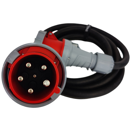 Przedłużacz siłowy 5m 63A/5P IP67 CEE 400V 5x16 mm2 Doktorvolt® DV-4742-CEE-63