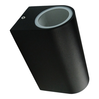 Oprawa ogrodowa 2xGU10 2x35W IP54 czarna kinkiet lampa ścienna TIAGO GTV LD-TIAGOGU10D-20