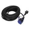 Przedłużacz warsztatowy bryzgoszczelny kabel olejoodporny 230VAC/16A 30m Schuko OR-AE-13169(GS)/30M