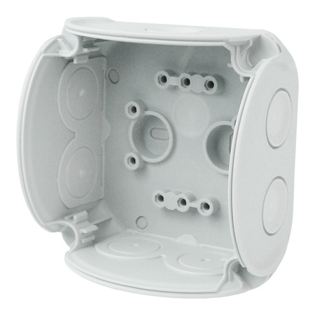 Hensel Puszka odgałęźna 93x93x62 z zaciskami 5x2 5 mm2 IP66 szara DK0202 GZ 6200 DK 0202 GZ